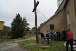 2018 - Montaż krzyża